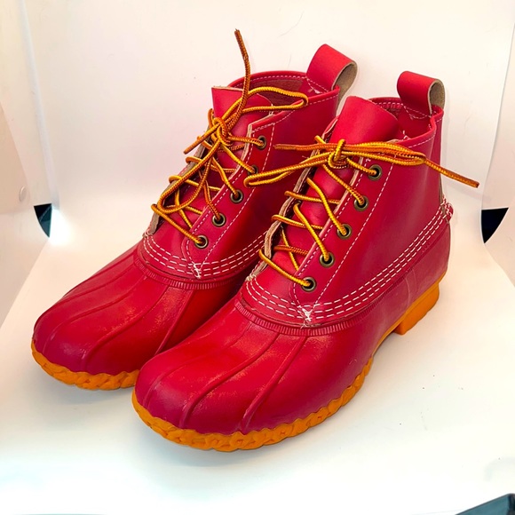 L.L. Bean Shoes - LLBean Boots  Limited Edition Women’s Size 9 Cherry Guide Orange rare Brand New